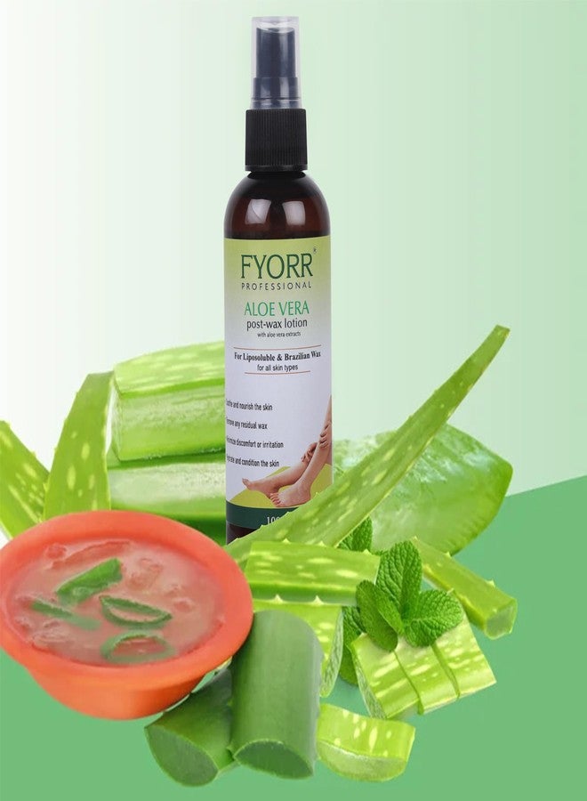 FYORR Aloe Vera Post-Wax Lotion - Cooling After Wax Skin Care - Reduces Redness, Hydrates, Soothes & Removes Residue - 100 ml - Image 4